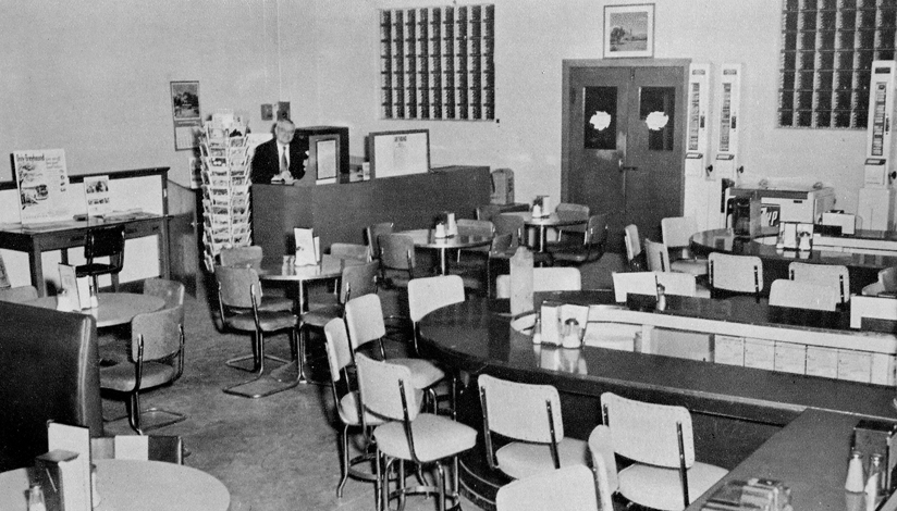 INTERIOR OF THE OLD GREYHOUND DEPOT ON W OAK ST